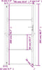 vidaXL - Poort - 105x205 - cm - cortenstaal