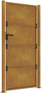 vidaXL - Poort - 105x205 - cm - cortenstaal