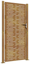 vidaXL - Poort - 105x205 - cm - vierkant - cortenstaal
