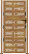 vidaXL - Poort - 105x205 - cm - vierkant - cortenstaal