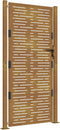 vidaXL - Poort - 105x205 - cm - vierkant - cortenstaal