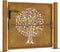vidaXL - Poort - 105x80 - cm - boomontwerp - cortenstaal