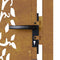 vidaXL - Poort - 105x80 - cm - boomontwerp - cortenstaal