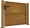 vidaXL - Poort - 105x80 - cm - cortenstaal