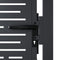 vidaXL - Poort - 105x80 - cm - met - vierkantontwerp - staal - antracietkleurig