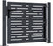 vidaXL - Poort - 105x80 - cm - met - vierkantontwerp - staal - antracietkleurig