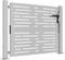 vidaXL - Poort - 105x80 - cm - vierkant - cortenstaal