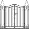vidaXL-Poort-121x8x120-cm-smeedijzer-zwart