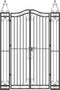 vidaXL-Poort-121x8x180-cm-smeedijzer-zwart