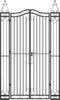 vidaXL-Poort-121x8x200-cm-smeedijzer-zwart