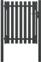 vidaXL - Poort - 1x1,5 - m - staal - antraciet