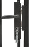 vidaXL - Poort - 1x1,5 - m - staal - zwart