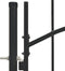 vidaXL - Poort - 1x1,5 - m - staal - zwart