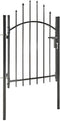 vidaXL - Poort - 1x1,5 - m - staal - zwart