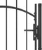 vidaXL - Poort - 1x1,5 - m - staal - zwart