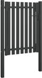 vidaXL - Poort - 1x1,7 - m - staal - antraciet