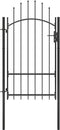 vidaXL - Poort - 1x2,2 - m - staal - zwart