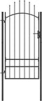 vidaXL - Poort - 1x2,2 - m - staal - zwart
