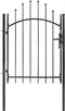 vidaXL - Poort - 1x2,2 - m - staal - zwart