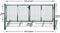 vidaXL - Poort - 289x75/306x125 - cm