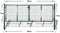 vidaXL - Poort - 289x75/306x125 - cm