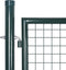 vidaXL - Poort - 306x150 - cm - staal - groen
