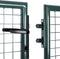 vidaXL - Poort - 306x150 - cm - staal - groen