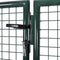 vidaXL - Poort - 306x150 - cm - staal - groen