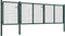 vidaXL - Poort - 400x100 - cm - staal - groen