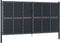 vidaXL - Poort - 400x175 - cm - staal - antraciet