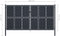 vidaXL - Poort - 400x175 - cm - staal - antraciet