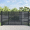 vidaXL - Poort - 400x175 - cm - staal - antracietkleurig