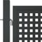 vidaXL - Poort - 400x175 - cm - staal - antracietkleurig