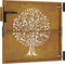 vidaXL - Poort - 85x100 - cm - boomontwerp - cortenstaal