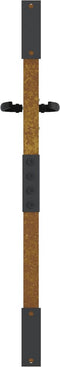 vidaXL - Poort - 85x100 - cm - grasontwerp - cortenstaal