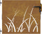 vidaXL - Poort - 85x100 - cm - grasontwerp - cortenstaal