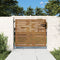 vidaXL - Poort - 85x100 - cm - vierkant - cortenstaal