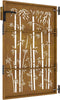 vidaXL - Poort - 85x125 - cm - bamboe-ontwerp - cortenstaal