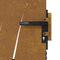 vidaXL - Poort - 85x125 - cm - grasontwerp - cortenstaal