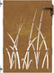 vidaXL - Poort - 85x125 - cm - grasontwerp - cortenstaal
