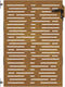 vidaXL - Poort - 85x125 - cm - vierkant - cortenstaal