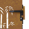vidaXL - Poort - 85x150 - cm - bamboe-ontwerp - cortenstaal