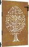 vidaXL - Poort - 85x150 - cm - boomontwerp - cortenstaal