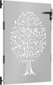 vidaXL - Poort - 85x150 - cm - boomontwerp - cortenstaal