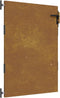 vidaXL - Poort - 85x150 - cm - cortenstaal