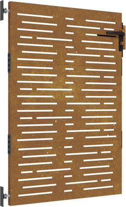 vidaXL - Poort - 85x150 - cm - vierkant - cortenstaal