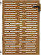 vidaXL - Poort - 85x150 - cm - vierkant - cortenstaal