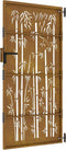 vidaXL - Poort - 85x175 - cm - bamboe-ontwerp - cortenstaal