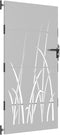 vidaXL - Poort - 85x175 - cm - grasontwerp - cortenstaal
