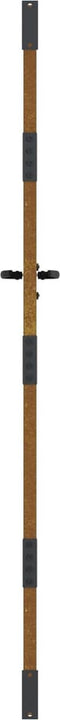 vidaXL - Poort - 85x175 - cm - grasontwerp - cortenstaal